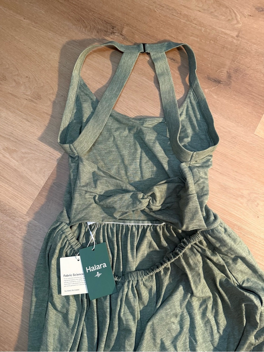NWT HALARA Olive Green Jumpsuit